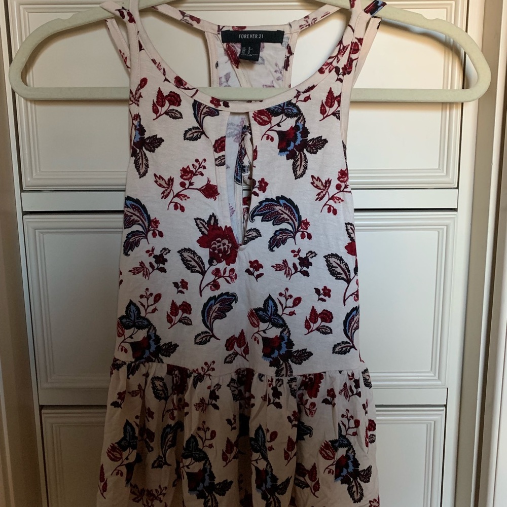 F21 Floral Tank